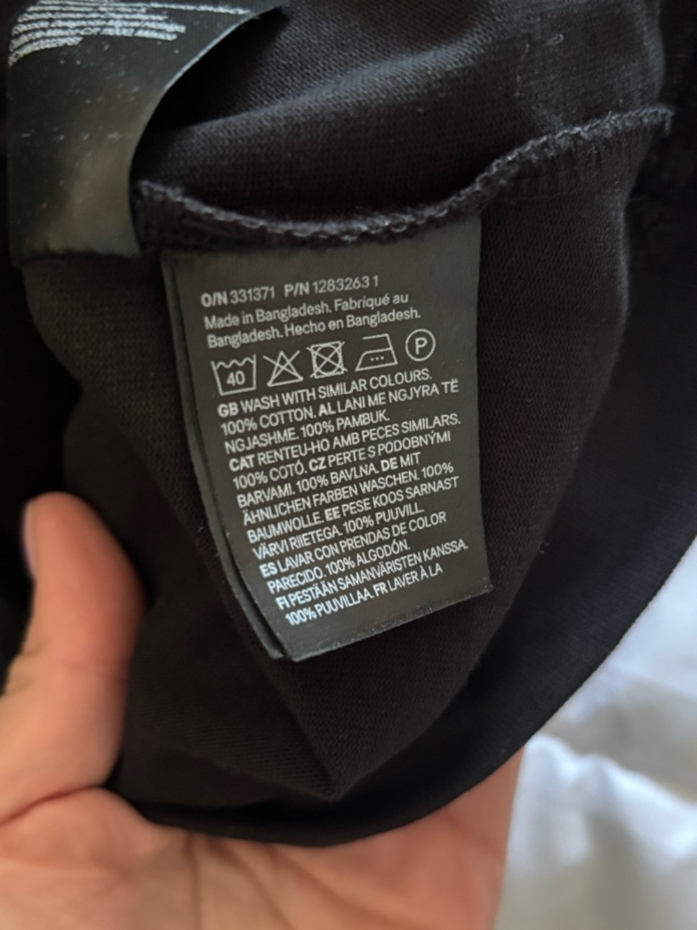 H&M Black Short Sleeve Tee Dress - Picture 4 of 4